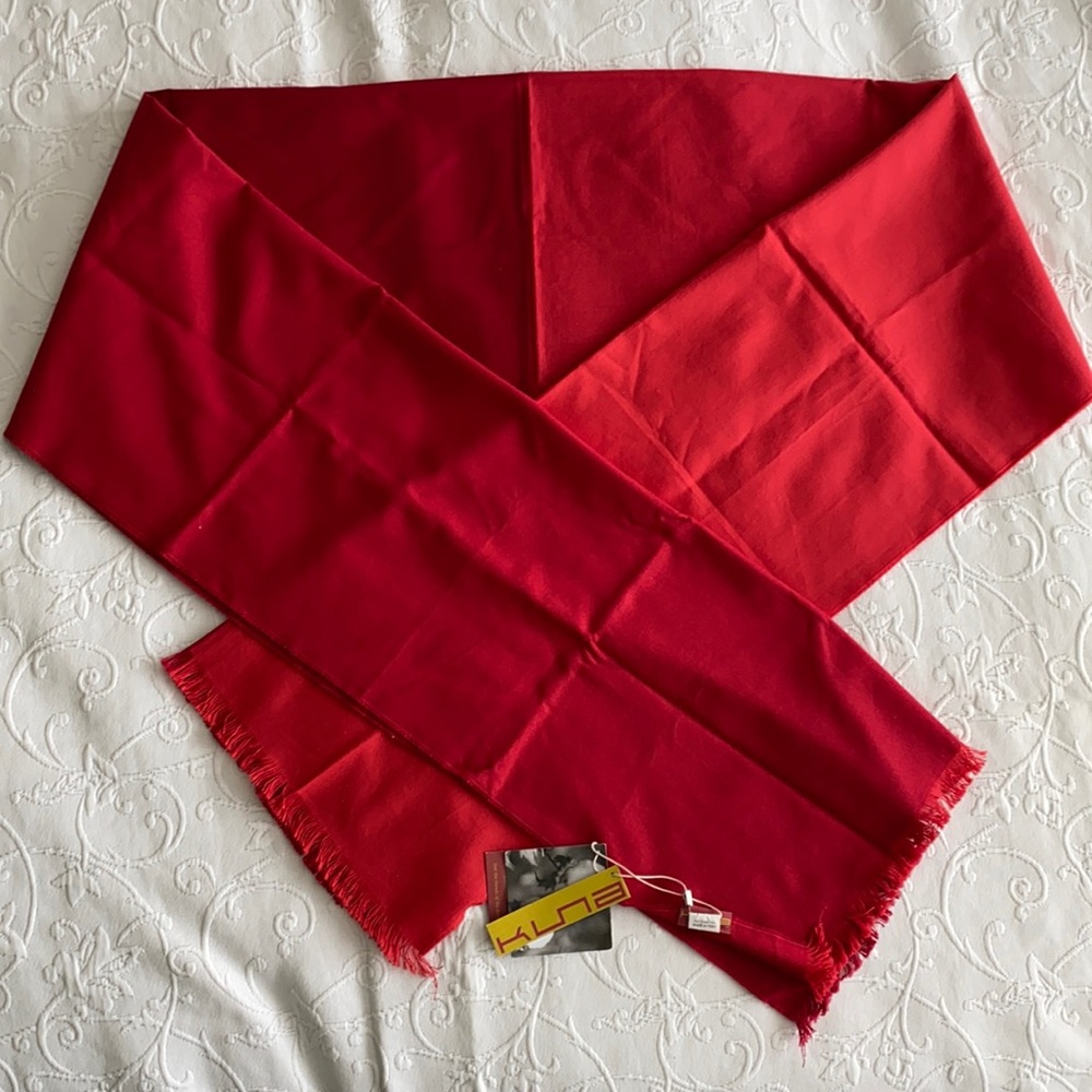 Red Cotton Scarf